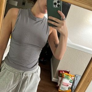 Striped halter tank
